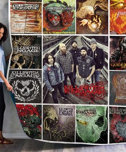 Personalized Killswitch Engage Albums Cover Poster Quilt Bedding Set, Great for Bedroom Decoration and Family Gifts