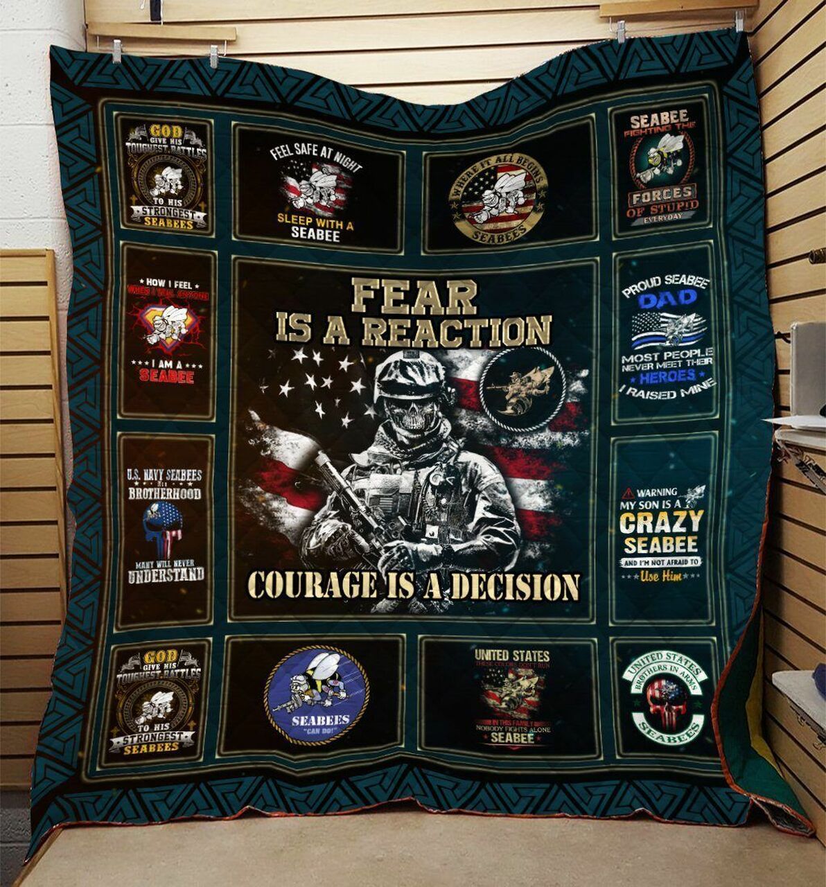Personalized Knight Quilt Blanket Bedding Set Bedroom Decor for Family