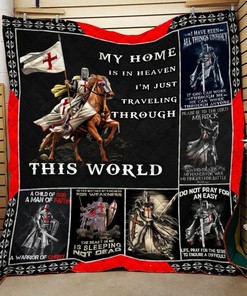 Personalized Knight Quilt Blanket Bedding Set - Great for Home Decoration and Family Gifts