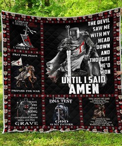 Personalized Knight Templar Like Bedding Set Quilt Blanket for Home Decoration and Family Gifts