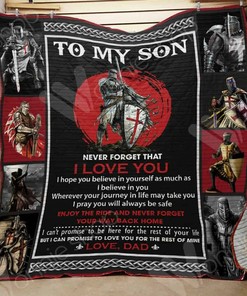 Personalized Knights Templar Quilt Bedding Set Blanket - Great for Bedroom Decor and Family Gifts