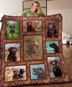 Personalized Labrador Quilt Bedding Set Bedroom Decor
