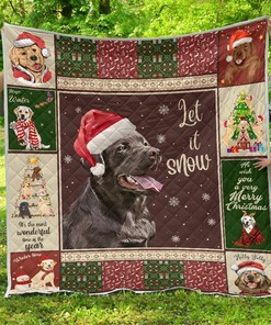 Personalized Labrador Retriever Quilt Blanket Bedding Set for Home Decoration, Ideal for Family Gifts