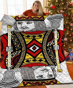 Personalized Lacrosse Quilt Blanket - Great for Home Decor and Family Gifts