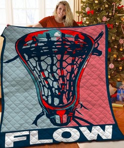 Personalized Lacrosse Quilt Blanket - Great for Home Decoration and Family Gifts