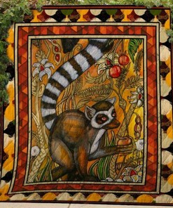 Personalized Lemur Quilt Bedding Set for Bedroom and Home Decoration, Perfect Gifts for Family
