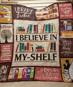 Personalized Librarian Quilt Blanket Bedding Set for Home Decoration, Great for Bedroom Decor and Family Gifts