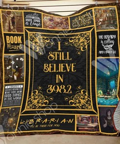 Personalized Librarian Quilt Blanket Bedding Set for Home Decoration, Perfect for Bedroom Decor