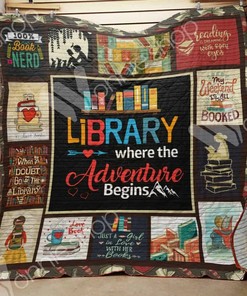 Personalized Librarian Quilt Blanket Bedding Set for Home Decoration, Perfect for Bedroom Decor and Family Gifts
