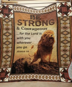 Personalized Lion Quilt Bedding Set Bedroom Decor, Gifts for Family