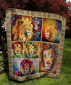 Personalized Lion TNT Quilt Bedding Set - Great for Bedroom Decoration and Family Gifts