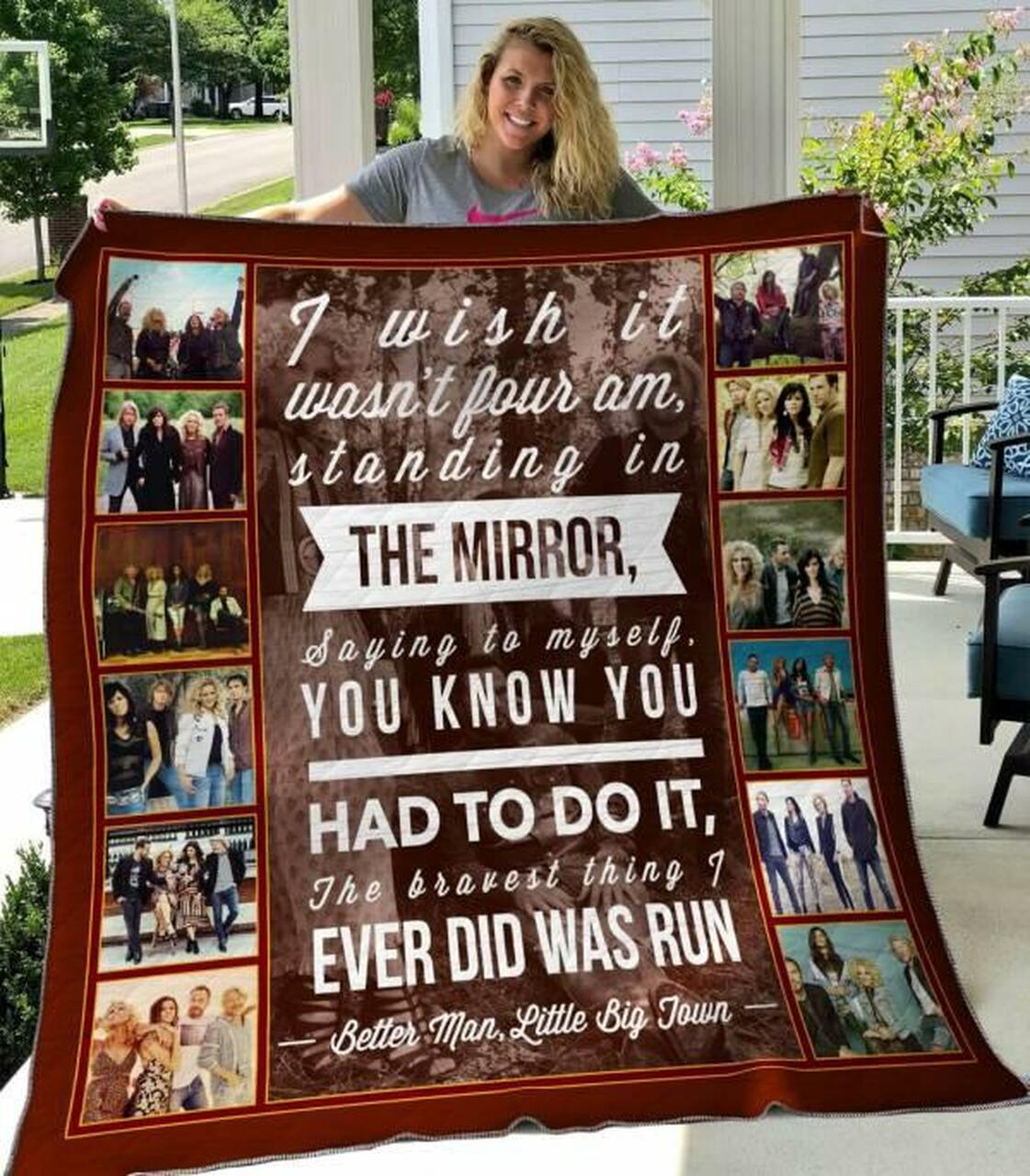 Personalized Little Big Town Quilt Blanket Bedding Set - Suitable for Home Decoration and Family Gifts
