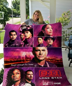 Personalized Lone Star 9-1-1 Quilt Bedding Set for Home Decor and Family Gifts