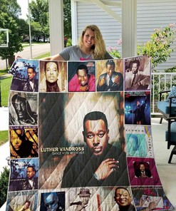 Personalized Luther Vandross Blanket Quilt Bedding Set - Great for Bedroom Decor and Family Gifts