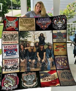 Personalized Lynyrd Skynyrd Quilt Bedding Set for Home Decoration and Family Gifts