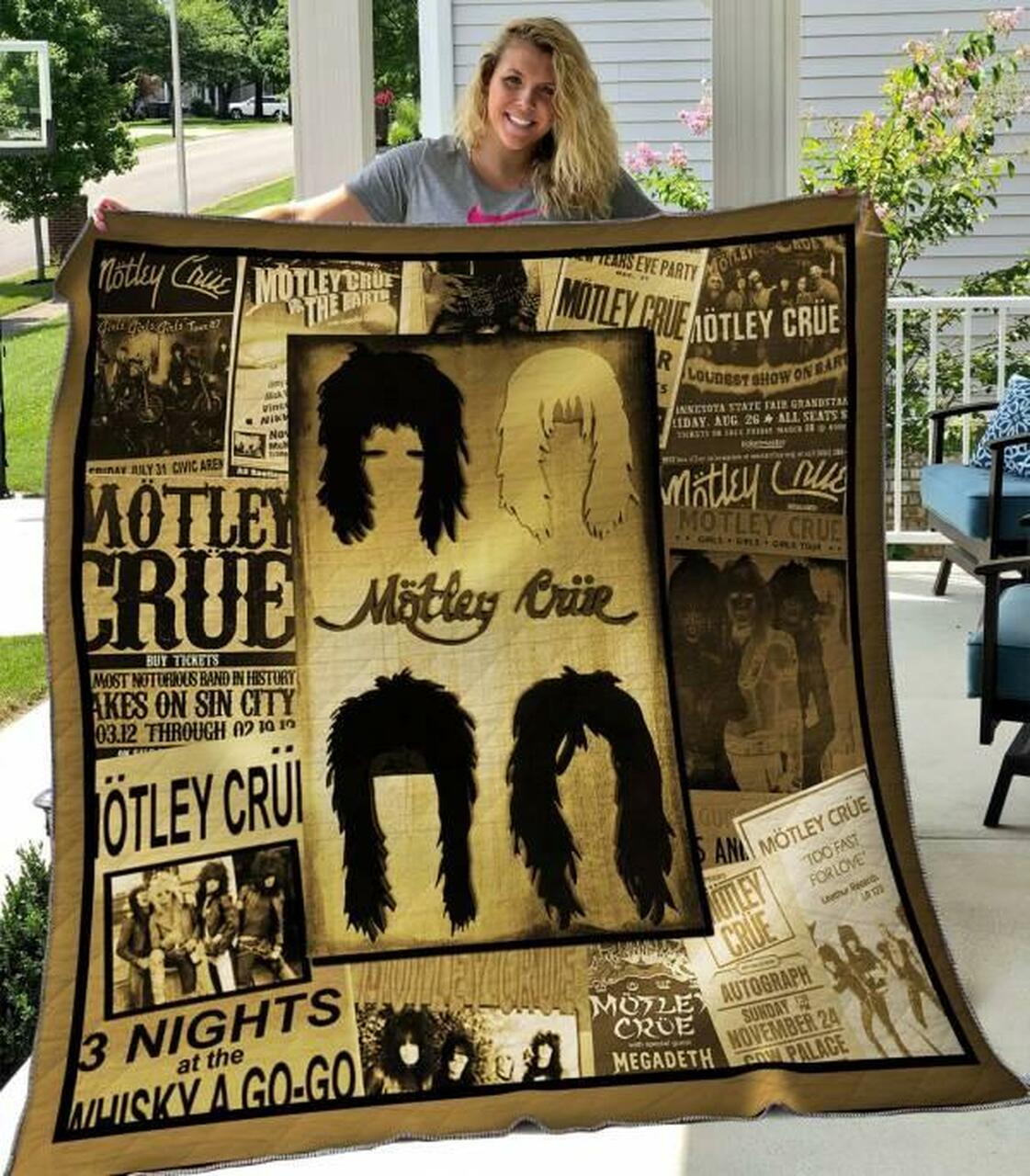 Personalized M Tley Cr E Quilt Bedding Set Blanket for Home Decor and Picnics, Great Gifts for Family