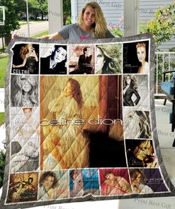 Personalized M310741 Celine Dion Quilt Bedding Set for Bedroom Decor and Family Gifts