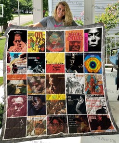 Personalized M310756 Miles Davis Quilt Bedding Set for Bedroom Decor and Family Gifts
