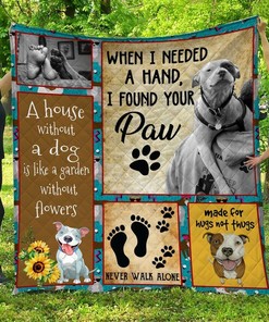 Personalized Made For Hugs Bull Terrier Quilt Bedding Set Blanket, Home Decor & Family Gifts