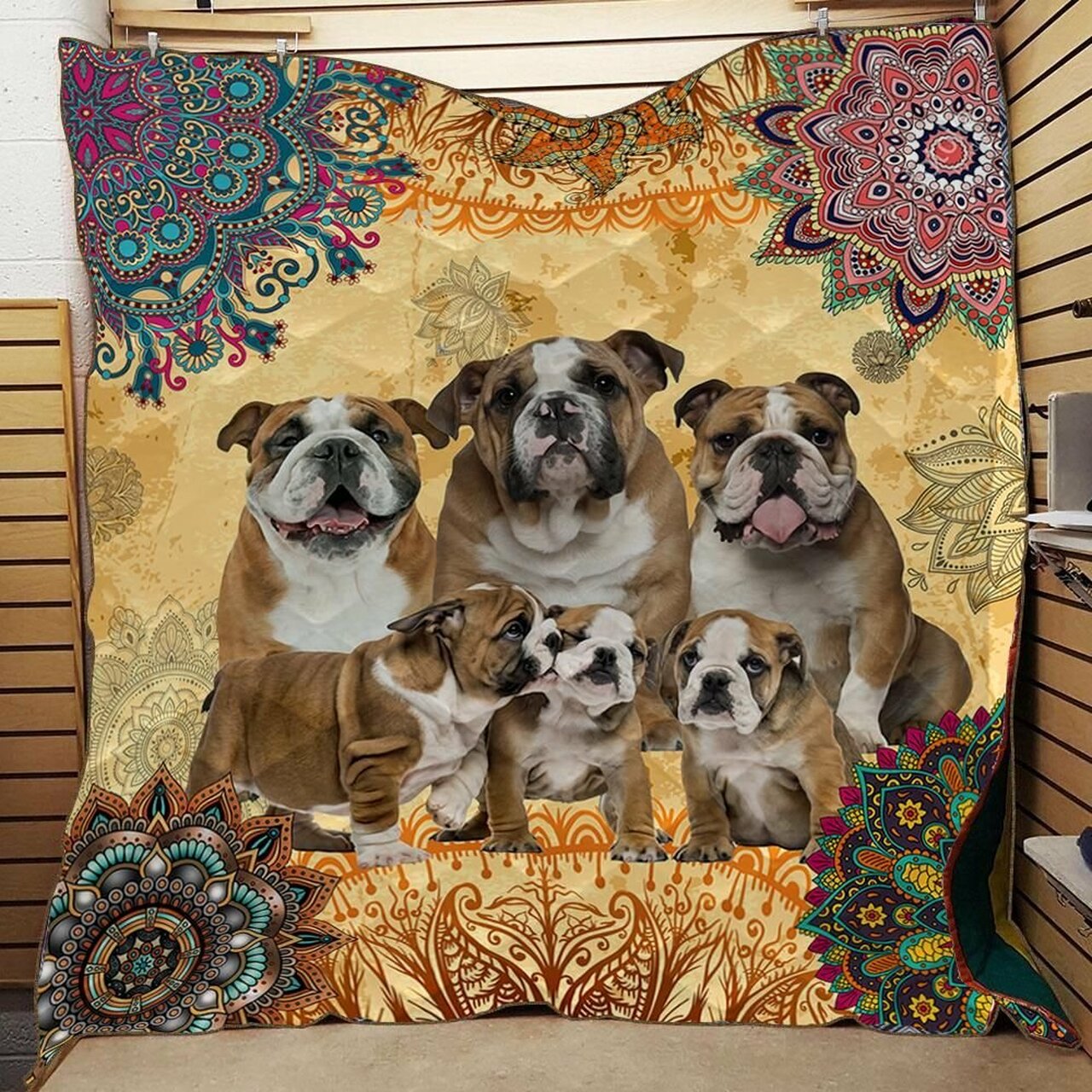 Personalized Madonna Blanket Quilt Bedding Set for Home Decor and Family Gifts