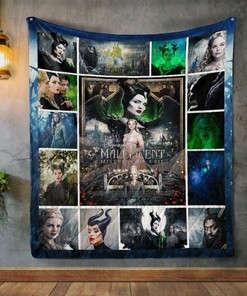 Personalized Maleficent 2019 Quilt Blanket Bedding Set - Suitable for Home Decoration and Family Gifts
