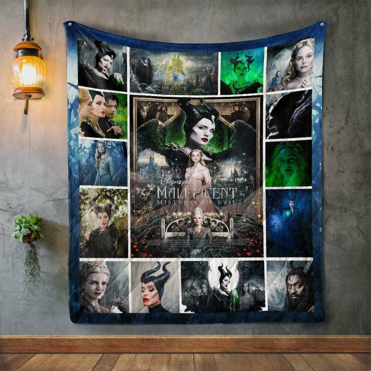 Personalized Maleficent 2019 Quilt Blanket Bedding Set - Suitable for Home Decoration and Family Gifts