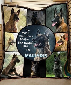 Personalized Malinois Quilt Bedding Set - Suitable for Home Decoration