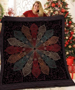 Personalized Mandala Quilt Bedding Set - Ideal for Home Decor and Relaxation