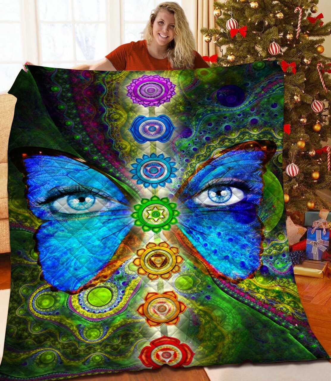 Personalized Mandala Quilt Bedding Set - Perfect Gift for Family and Friends