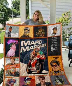 Personalized Marc Marquez Quilt Blanket - Gifts for Fans and Family Decor
