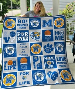 Personalized Memphis Tigers Quilt Bedding Set Blanket for Home Decoration and Family Gifts