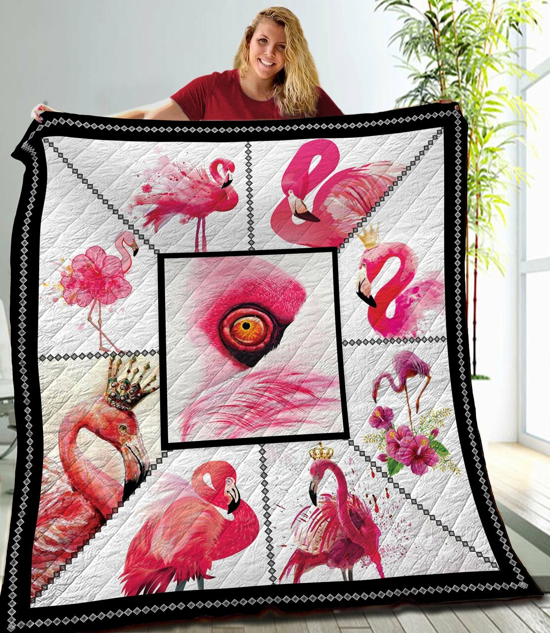 Personalized Migo Quilt Bedding Set - Great for Bedroom Decoration and Family Gifts