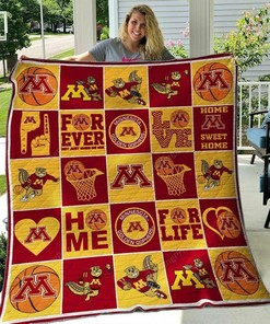 Personalized Minnesota Golden Gophers Quilt Blanket - Perfect Gifts for Fans and Family