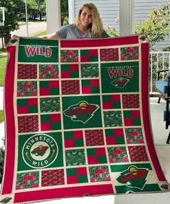 Personalized Minnesota Wild Ver1 Quilt Blanket Bedding Set for Bedroom Decor and Family Gifts