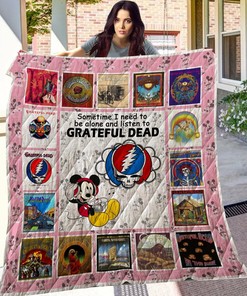Personalized Mk Grateful Dead Quilt Bedding Set Blanket for Home Decor and Family Gifts