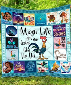Personalized Moana Quilt Bedding Set for Bedroom Decor and Family Gifts, Perfect for Home Decoration and Picnic