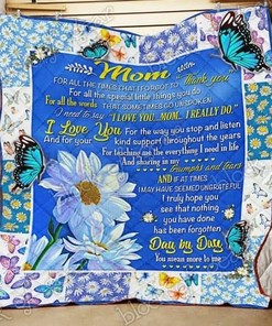 Personalized Mom Quilt Bedding Set Blanket - Great for Home Decoration and Family Gifts