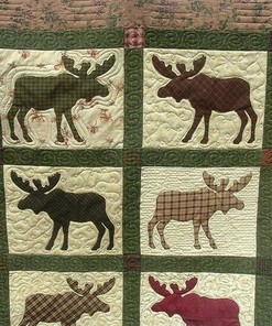 Personalized Moose Cla020710 Quilt Blanket Bedding Set - Great for Bedroom Decor and Family Gifts