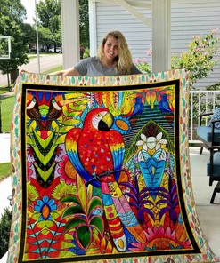 Personalized Move To Far Golden Retriever Quilt Bedding Set - Perfect Gifts for Family and Bedroom Decor