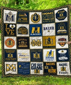 Personalized Murray State Racers Quilt Blanket Bedding Set - Great for Bedroom Decoration