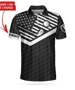 Personalized Name Golf Polo 3D All Over Printed Unisex Shirts