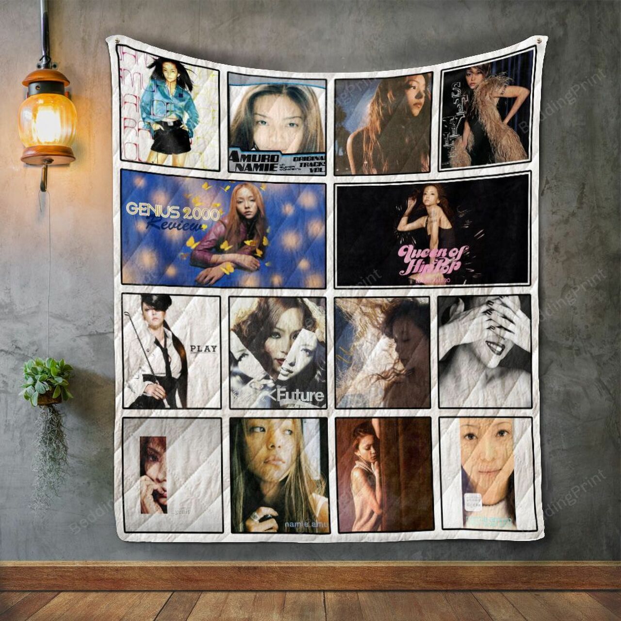 Personalized Namie Amuro Album Cover Quilt Bedding Set for Home Decoration and Family Gifts