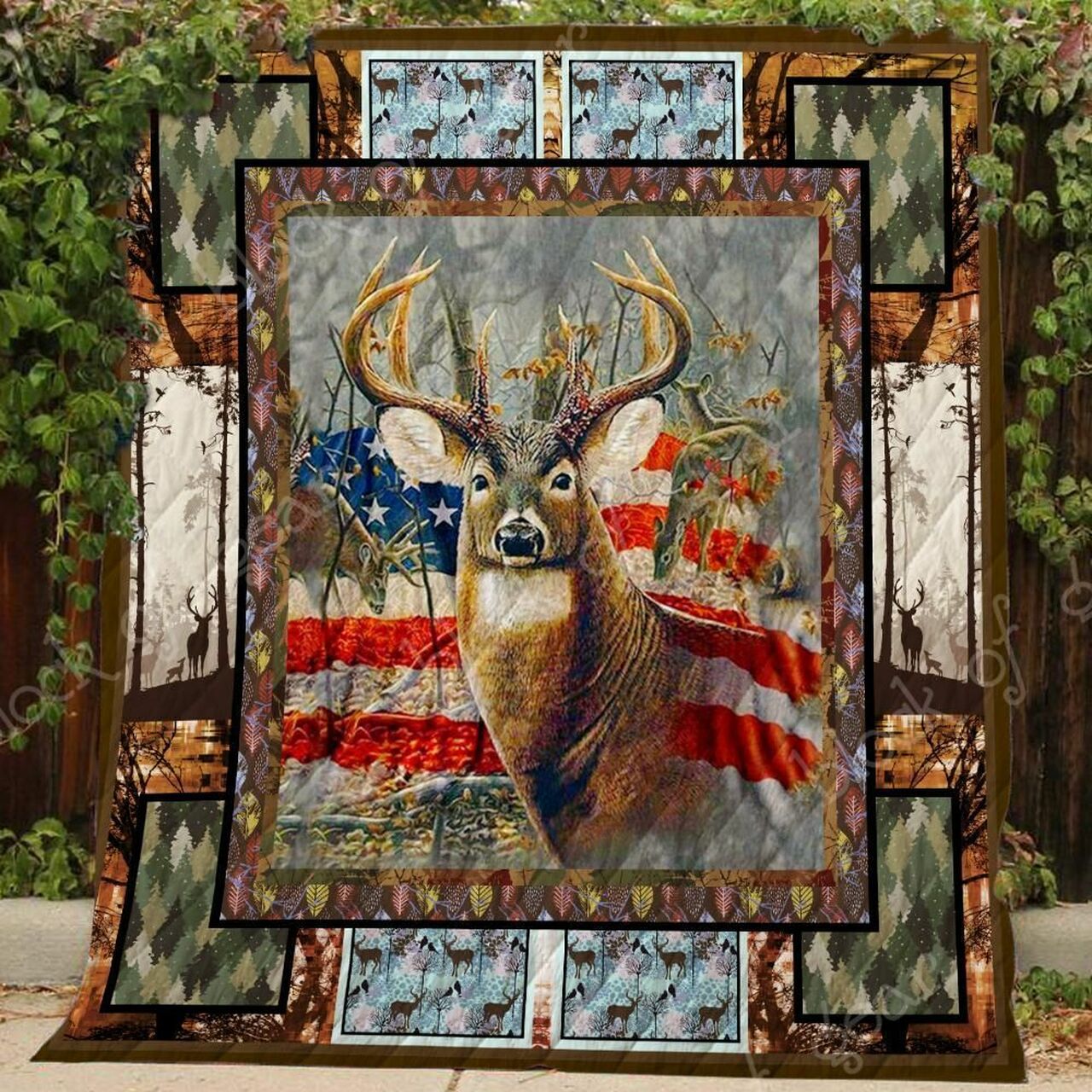 Personalized Native American Quilt Bedding Set - Suitable for Home Decor and Picnic