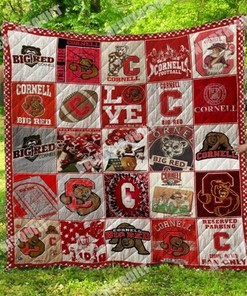 Personalized Ncaa Cornell Big Red Quilt Bedding Set - Ideal for Home & Picnic, Gifts for Family