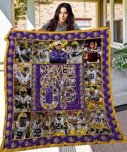 Personalized Ncaa Lsu Tigers Quilt Blanket Bedding Set - Gifts for Family and Bedroom Decor