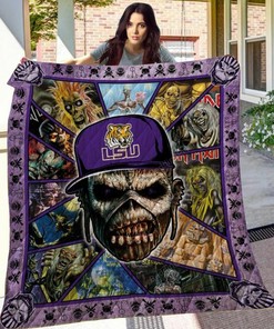 Personalized Ncaa Lsu Tigers Quilt Blanket Bedding Set Gifts for Fans