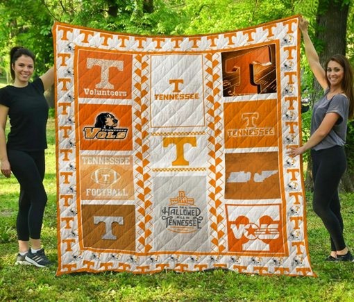 Personalized Ncaa Tennessee Volunteers Quilt Bedding Set Blanket for Fans and Family Gifts