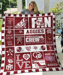 NCAA Texas A&M Aggies Quilt Blanket #29