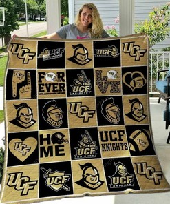 Personalized Ncaa Ucf Knights Quilt Bedding Set Blanket for Home Decor and Family Gifts