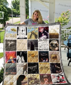 Personalized Neil Young Quilt Bedding Set Blanket for Home Decor and Picnics, Great Gifts for Family